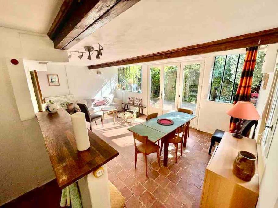 Charmante Maison Dans Jardin, Calme, 55M2- 2Ch, Metro, Tres Proche Paris Vitry-sur-Seine Exteriör bild